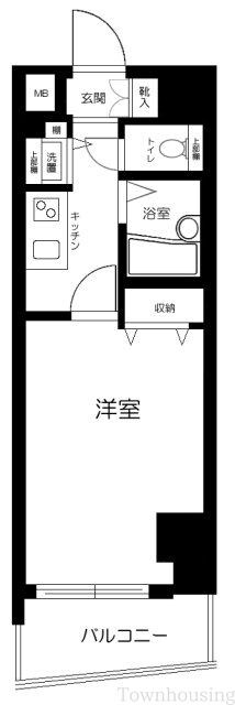 フェニックス高円寺伍番館の物件間取画像