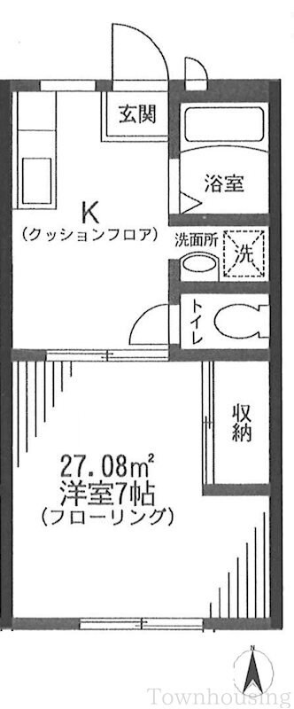 キュテーラ北沢の物件間取画像