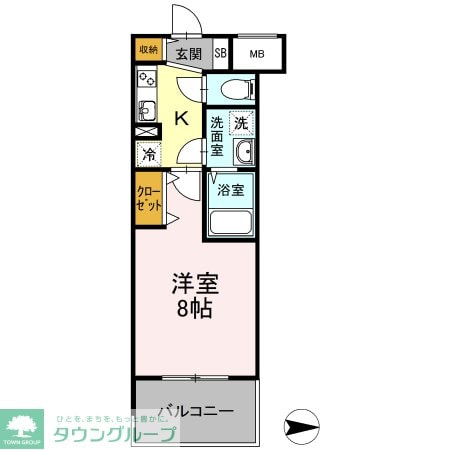 D-room早稲田の物件間取画像