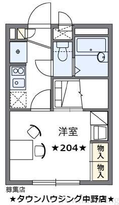 レオパレスメゾン　紗々の物件間取画像