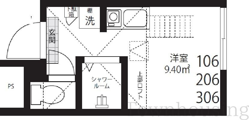 QUQURI Tokyo Shinjukuの物件間取画像