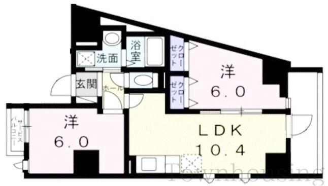 カナール　Ｋ２の物件間取画像