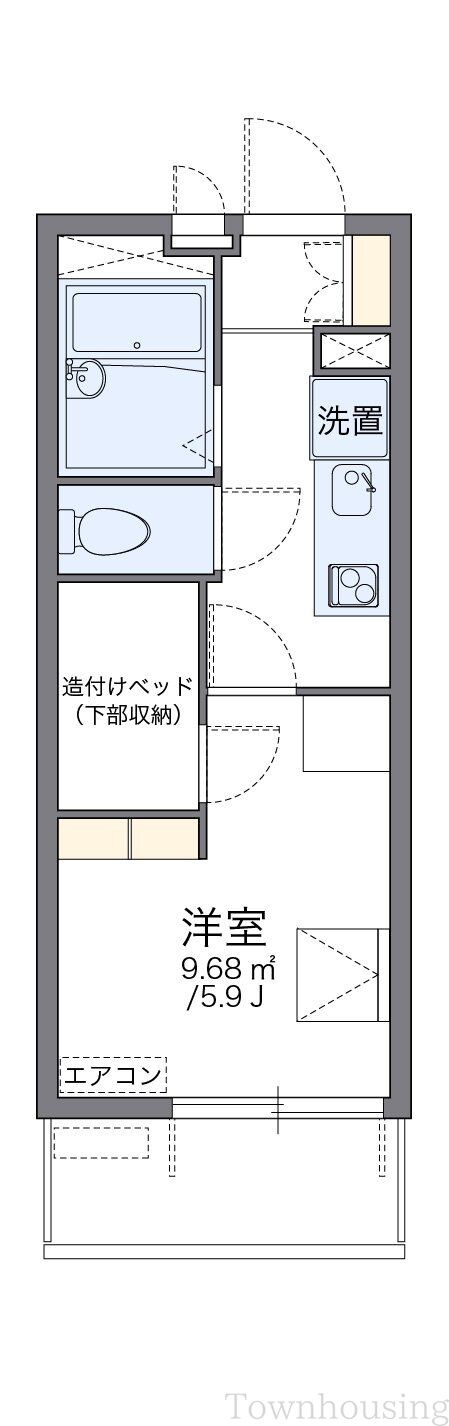 レオパレスＷＡＯ　ＷＡＯの物件間取画像