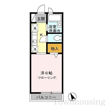 クレセント経堂の物件間取画像