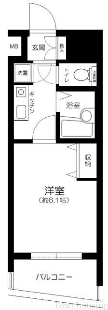 エクセリア代々木の物件間取画像