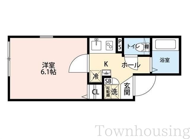 グランクオール野方フロントの物件間取画像