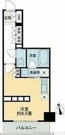 ライオンズフォーシア中野の物件間取画像