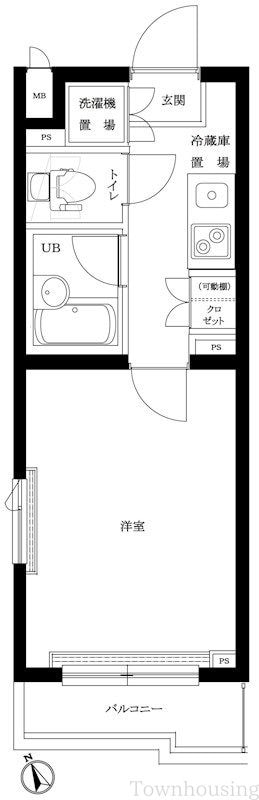 ルーブル荻窪伍番館の物件間取画像