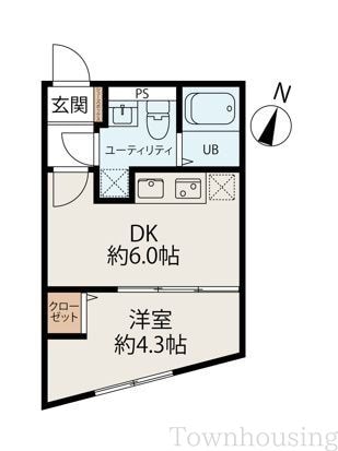 スカイヒルズ中野弥生町の物件間取画像