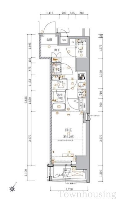 アルテシモリブラの物件間取画像