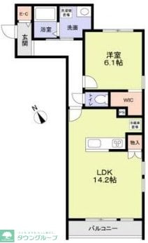 プレジオ西新宿の物件間取画像