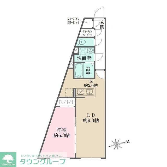 グローリオシェルト杉並方南町の物件間取画像