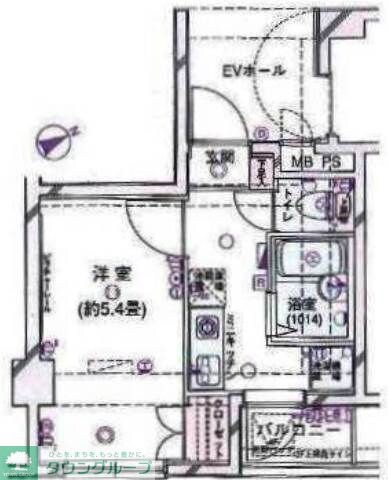 ヴェルト新宿落合の物件間取画像