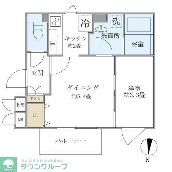ＡＬＥＲＯ新中野ＩＩの物件間取画像