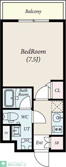 コンポジット新宿柏木の物件間取画像