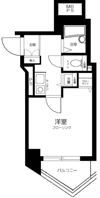 クレアシオン新中野の物件間取画像