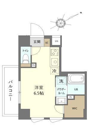 シュブラン大井町の物件間取画像