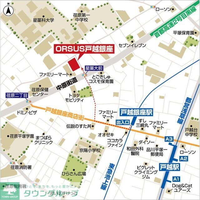 ＯＲＳＵＳ戸越銀座の物件内観写真