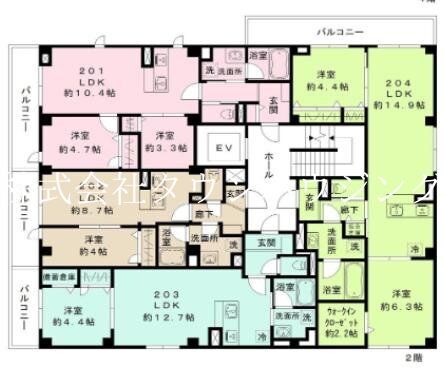 skye池上の物件間取画像