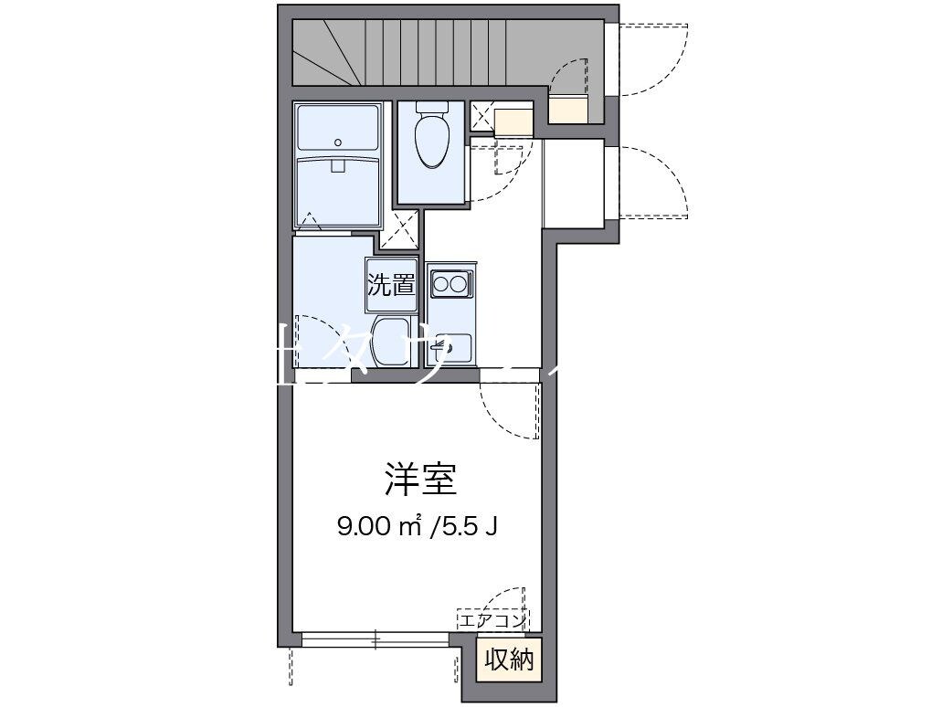 クレイノアミティエ西大井の物件間取画像