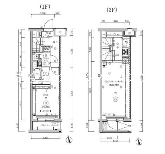 ＱＵＡＬＩＴＡＳ大森山王の物件間取画像