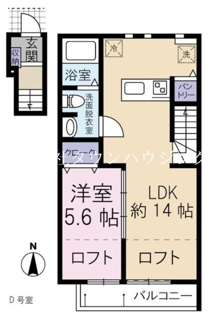 Ｖｉｌｌａ　Ｈｅｘａ（ヴィラ　ヘキサ）の物件間取画像