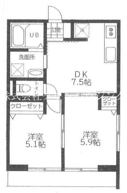 エルクラシス西品川の物件間取画像