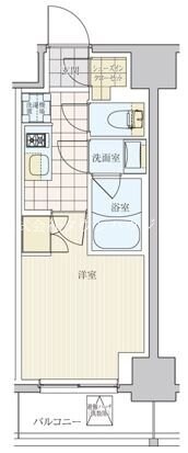 リビオメゾン戸越銀座の物件間取画像