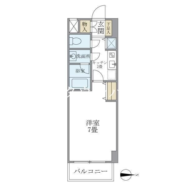 北品川アパートメントの物件間取画像