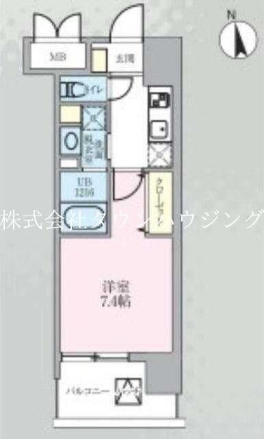 エンテヴィレ南麻布の物件間取画像