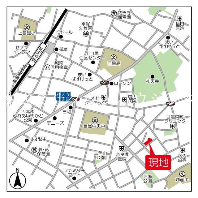 パークフラッツ祐天寺の物件内観写真