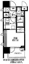 レジディア大森東の物件間取画像