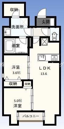 W-gates Towerの物件間取画像