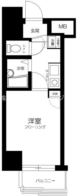 ルーブル西五反田の物件間取画像