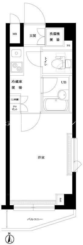 ルーブル東蒲田参番館の物件間取画像