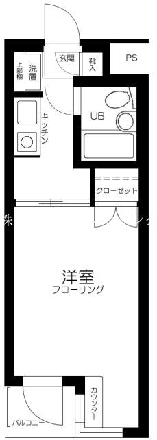 ハイタウン目黒第２の物件間取画像