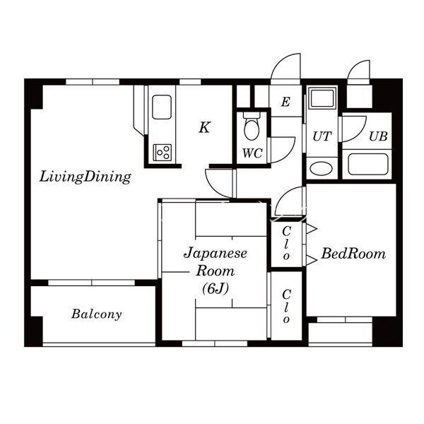 陽光大森マンションの物件間取画像