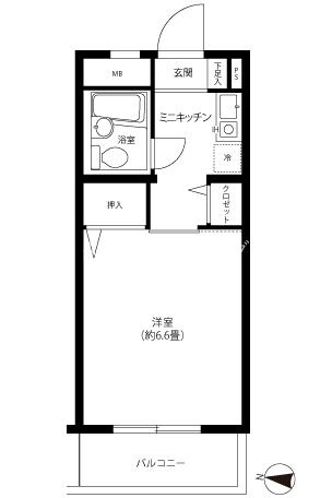 物件間取画像