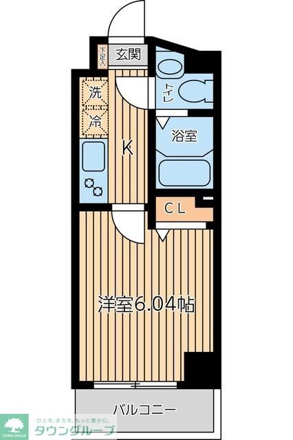 CITY SPIRE上池台の物件間取画像