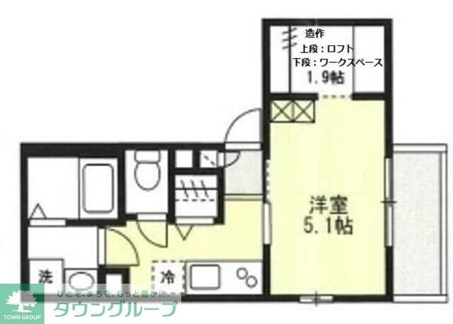 アズ西大井レジデンスの物件間取画像