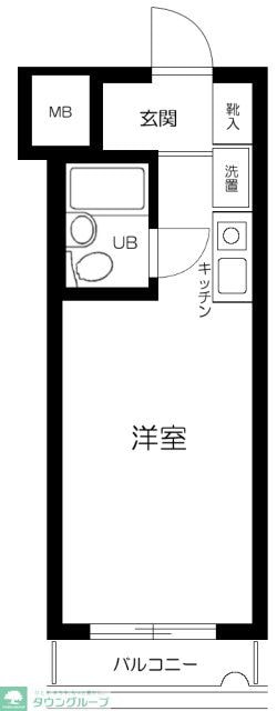 シンアイプラザ中延の物件間取画像