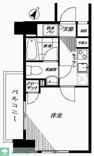 ファーストプレイス大崎の物件間取画像