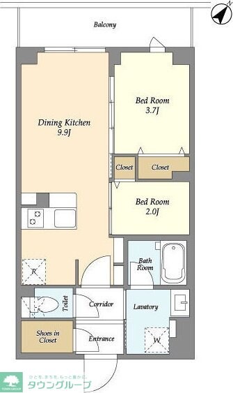 ＫＤＸレジデンス田園調布南の物件間取画像