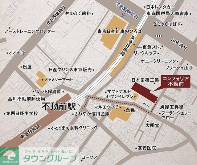 コンフォリア不動前の物件内観写真