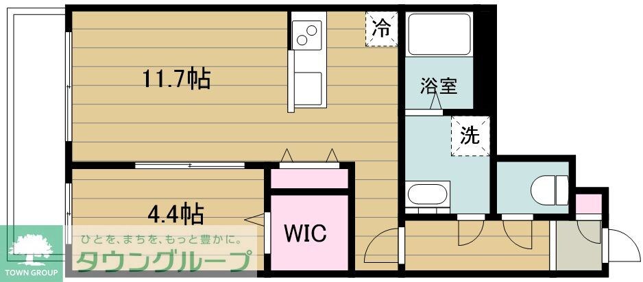 タウンコード南品川の物件間取画像