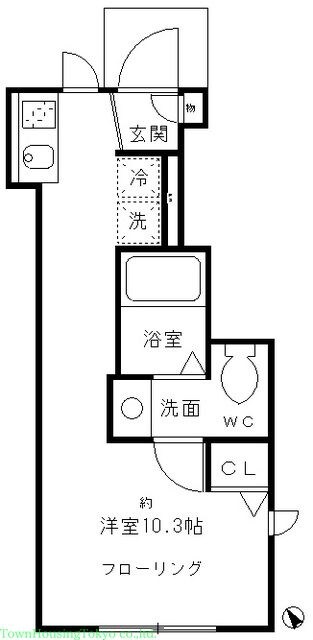 アドウビ学芸大学の物件間取画像