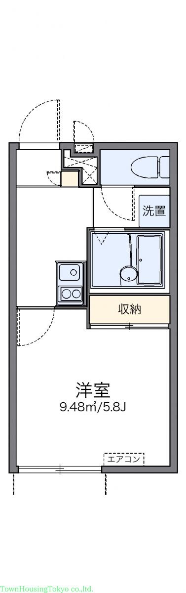 レオパレスグレシアの物件間取画像