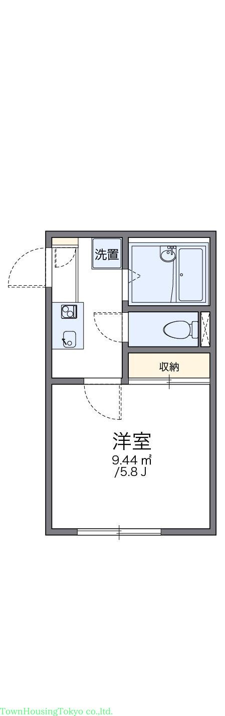 レオパレスフォーブル三茶の物件間取画像