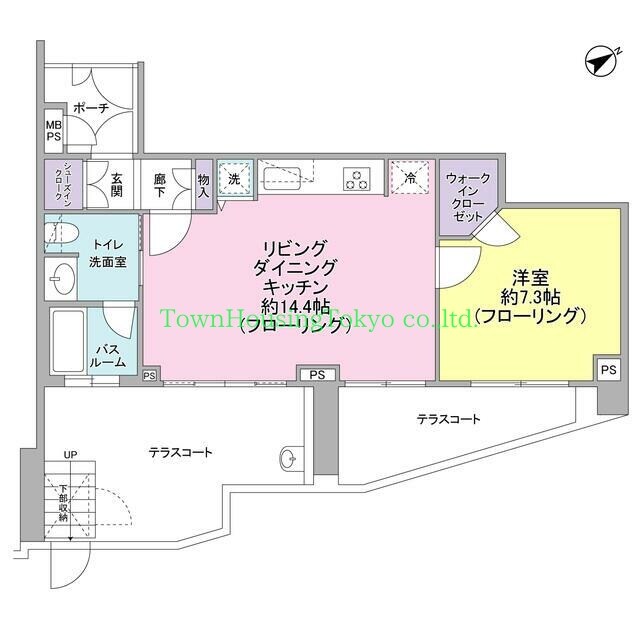 ベルス瀬田の物件間取画像