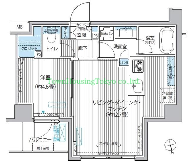 ｃｉｅｌｌｅ自由が丘の物件間取画像